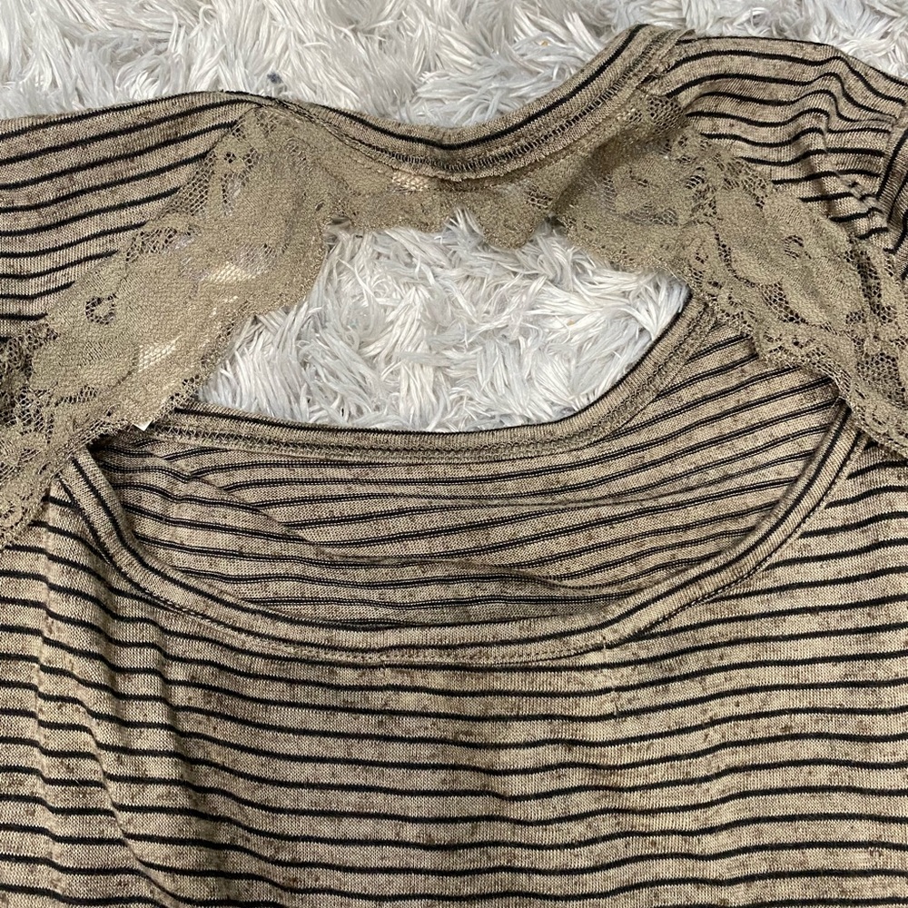 Top with lace